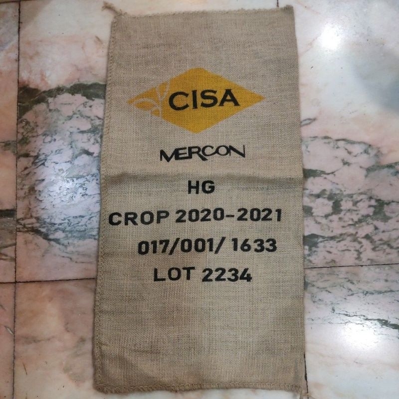 單面印原裝咖啡生豆麻布袋CISA MERCON