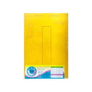 【文具王子】⚡現貨! A4印框公文封(小包裝).牛皮郵寄信封.牛皮紙袋.有框牛皮信封.公文信封 (4張入)