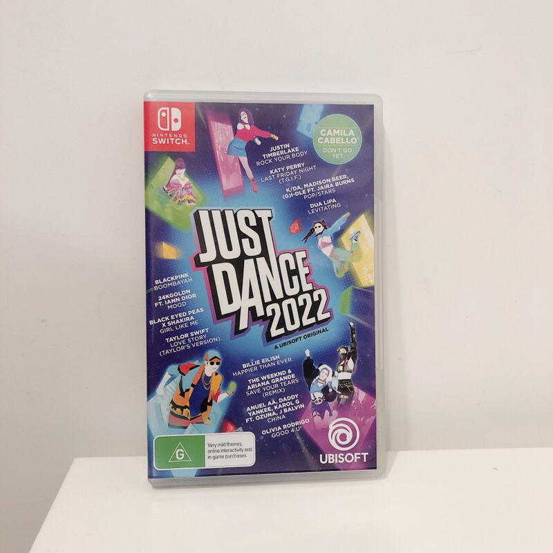 just dance 2022 二手 switch 遊戲片
