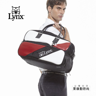 【Lynx Golf】男女Lynx山貓刺繡旅行外袋/運動衣物袋
