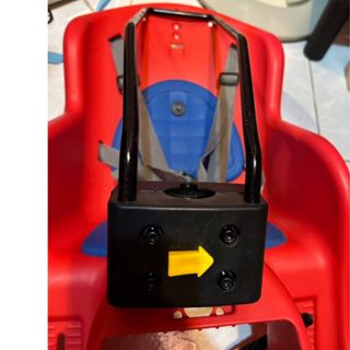 兒童安全座椅 快拆 快速接頭 小折用 腳踏車 二手 紅色 gh-511 五點式安全帶 後置型