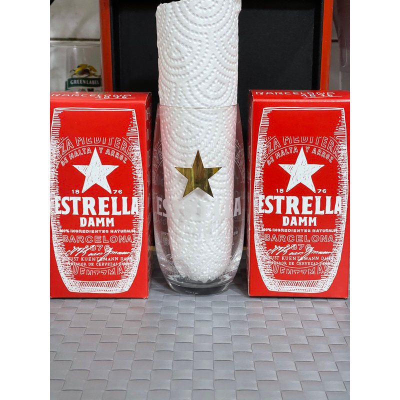 星達姆啤酒杯 Estrella damn 西班牙 金星