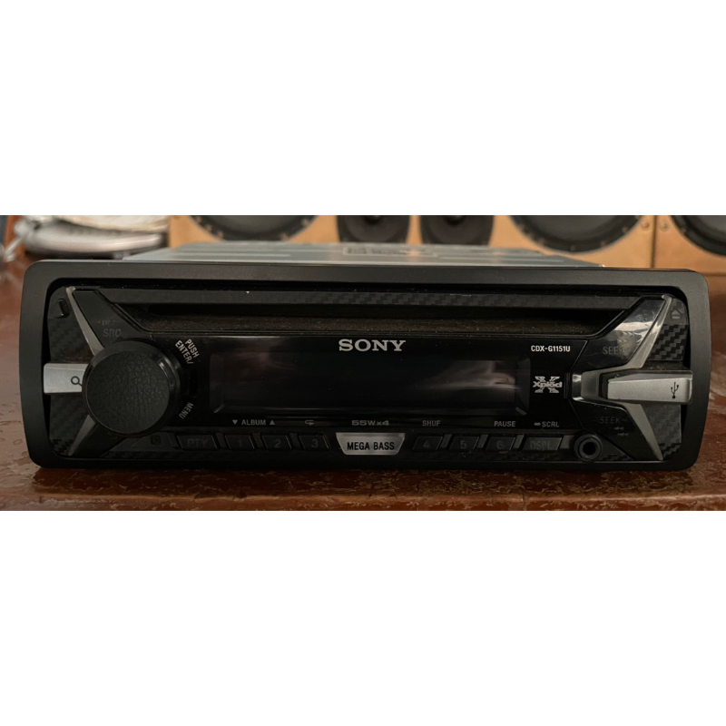 USB CD AUX 電台 汽車音響SONY主機（型號CDX-G1151U）
