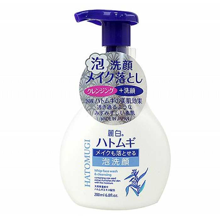 日本熊野 薏仁洗卸兩用泡沫洗面乳(200ml) 【小三美日】DS011906