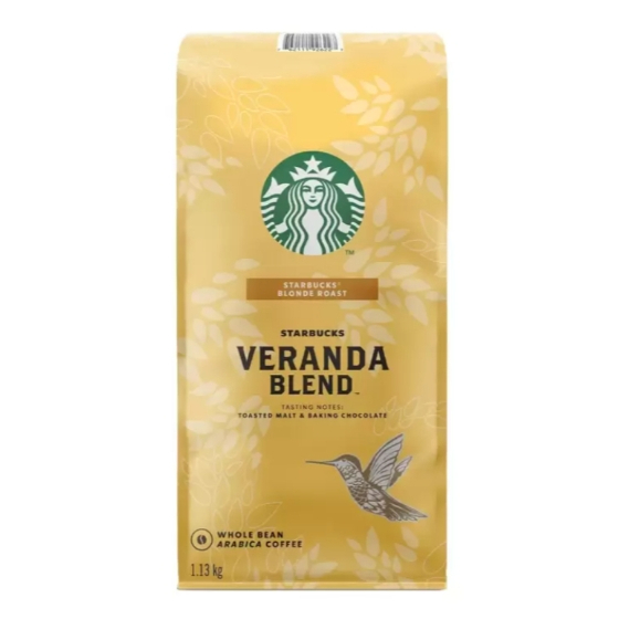 星巴克 Starbucks Veranda Blend 黃金烘焙綜合咖啡豆 1.13公斤