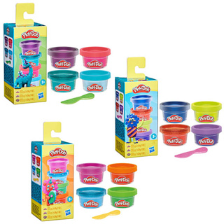 【孩之寶Hasbro】 培樂多Play-Doh 迷你繽紛派對4罐黏土組 隨機出貨不挑款