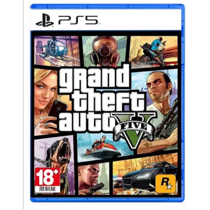 PS5《GTA5 俠盜獵車手5 Grand Theft Auto V》中英文美版