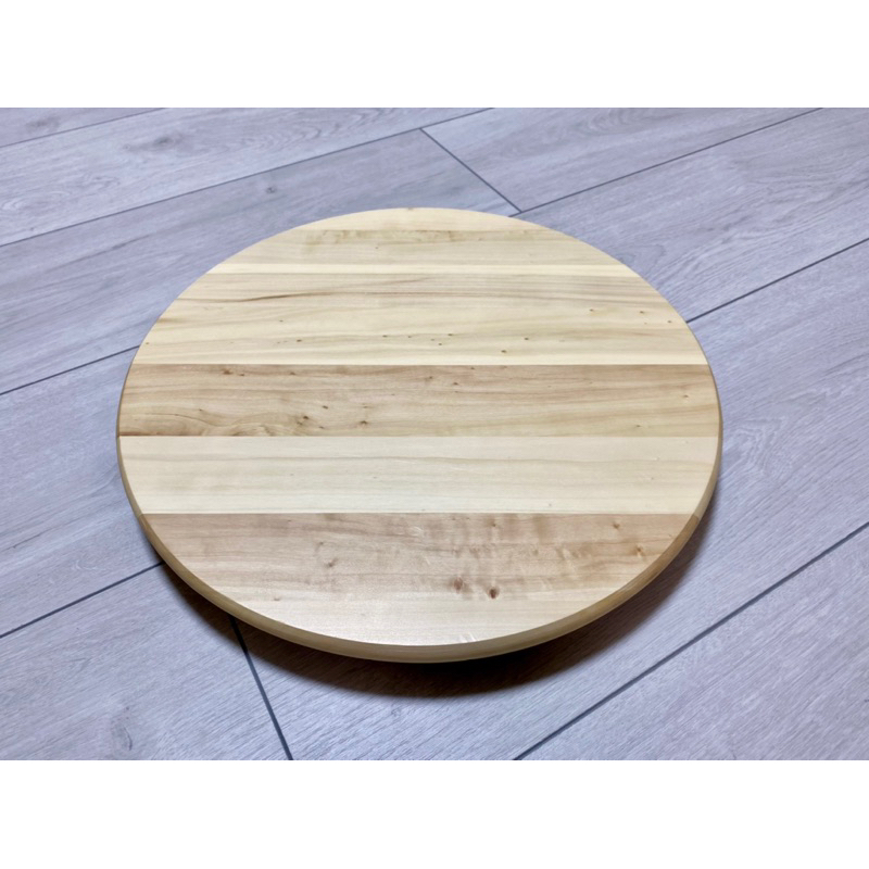 IKEA SNUDDA餐桌轉盤，實心木，可當作拍照旋轉台（全新）
