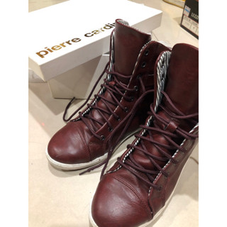 pierre cardin 皮爾卡登 高筒布鞋👟25號 休閒鞋