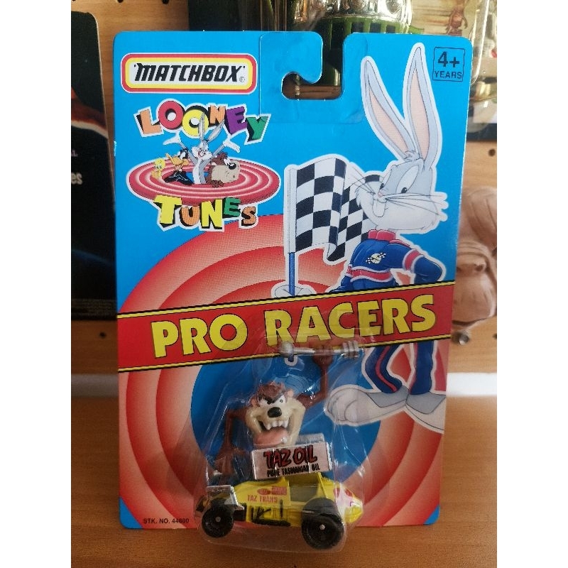 1993年 火柴盒樂一通Looney Tunes ×Matchbox 汽車玩具吊卡 大茲Taz