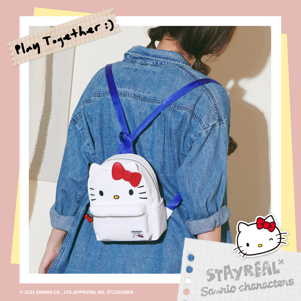 STAYREAL x Sanrio characters Hello Kitty迷你後背包