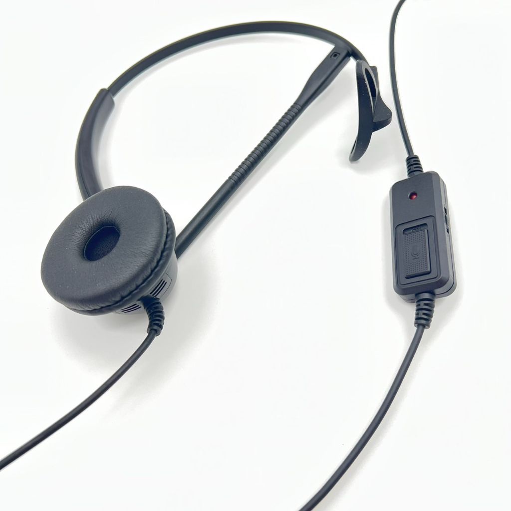 【仟晉資訊】萬國CEI 高端單耳耳機麥克風 FHV101 開立電子發票 含調音靜音功能