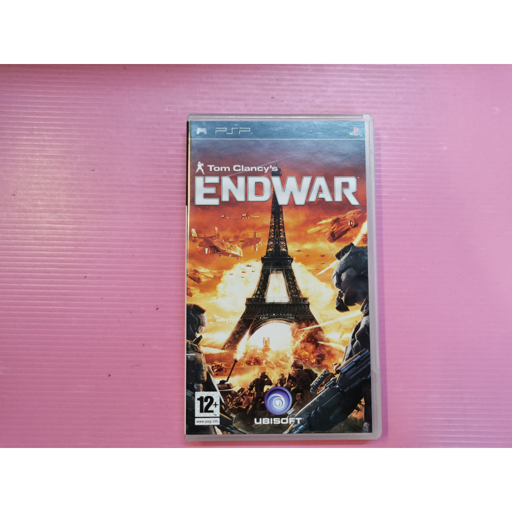 T  出清價! 網路最便宜 PSP 2手原廠遊戲片 終極戰爭 Tom Clancy's End War 賣170而已