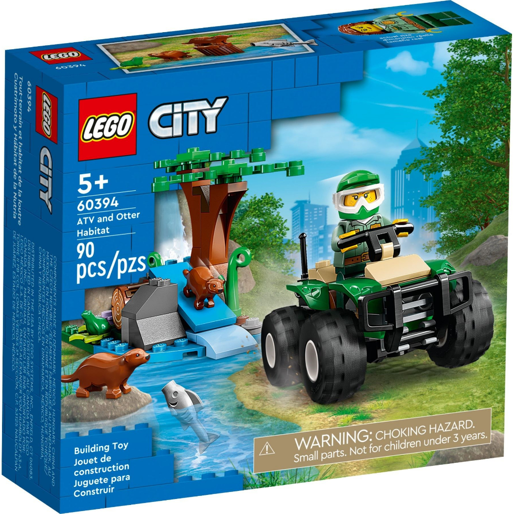 【群樂】盒組 LEGO 60394	沙灘車和水獺棲息地