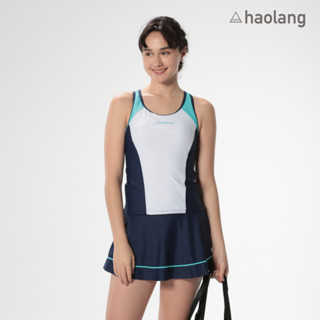 Haolang 運動白兩件式泳衣/游泳/兩截式