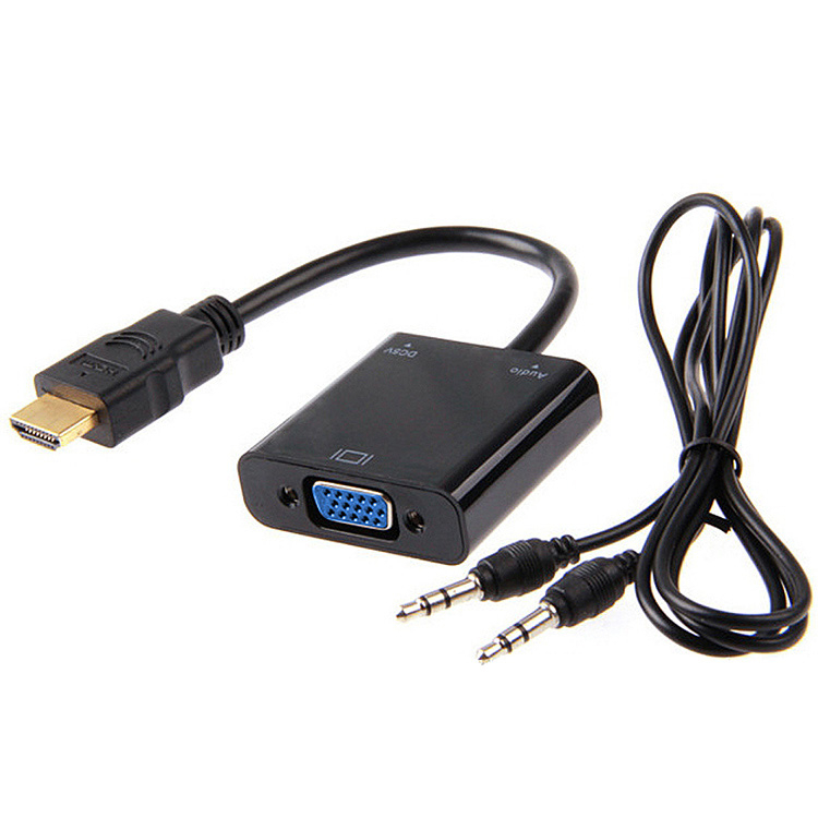 HDMI to VGA 轉接線附帶音頻線-Adapter03
