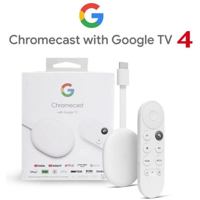 🔥現貨秒出🔥美國原裝 Google Chromecast with Google TV 4代 四代 媒體串流播放器