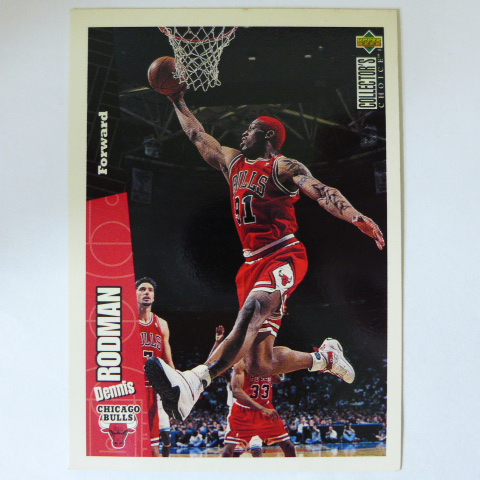 ~ Dennis Rodman ~名人堂/籃板王/壞小孩/小蟲/丹尼斯·羅德曼 1996年UD.籃球卡