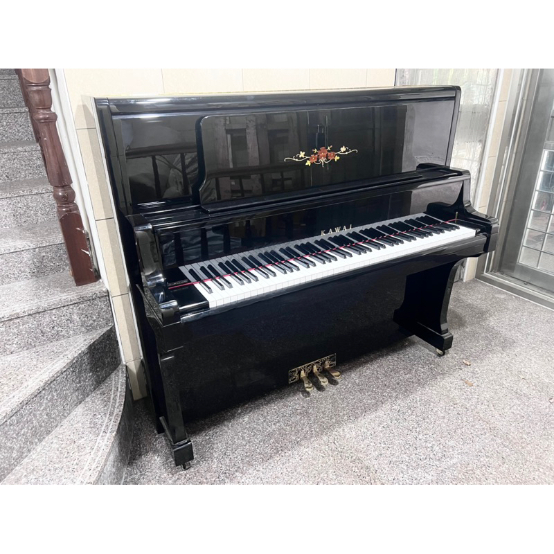 嚴選 河合KAWAI KU80E 超新6年琴 3號琴 全新原價17萬多 豪華 大譜架 頂級 二手鋼琴 中古鋼琴 漢麟樂器