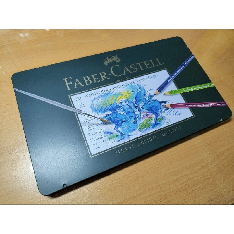 [小物] faber castell 色鉛筆 60色 水性色鉛筆 60 鐵盒