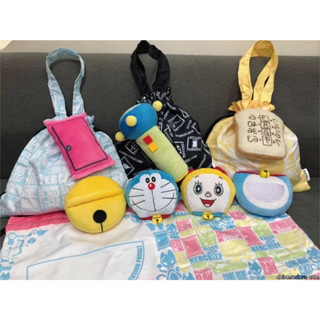 阿猴達可達 7-11限定 7-ELEVEN DORAEMON 哆啦a夢 絨毛束口袋 全新品 特價中