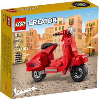 LEGO樂高 Creator Expert 40517 小偉士牌 紅色偉士牌 Vespa