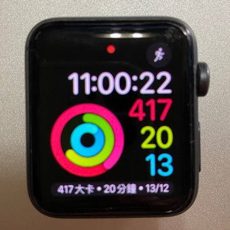Apple Watch Series 3 42mm LTE版 太空灰 鋁金屬錶殼 電池健康度92％ 二手