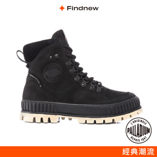 PALLADIUM PALLASHOCK HI CUFF WP橘標防水巧克力靴 黑色男女共款78471【Findnew】