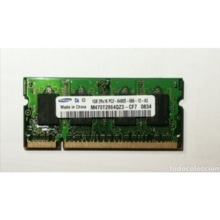 samsung 1GB 2Rx16 PC2-6400S-666 RAM 筆電專用記憶體