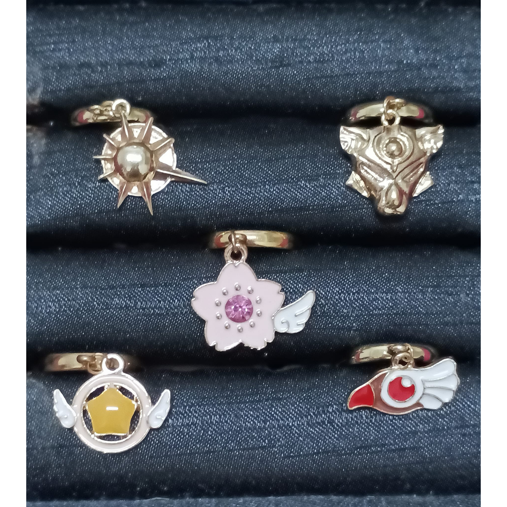 ☆漫畫交響曲☆「CCS庫洛魔法使=百變小櫻=魔法少女櫻」DIY衍生性角色代表形象手作可調整手作戒指(壓死線的肉球)