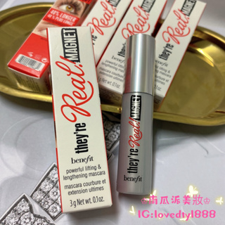 ♔💯正品 贈品轉售♔Benefit 貝玲妃 睫毛膏 They’re Real Magnet Mascara 試用裝 3g