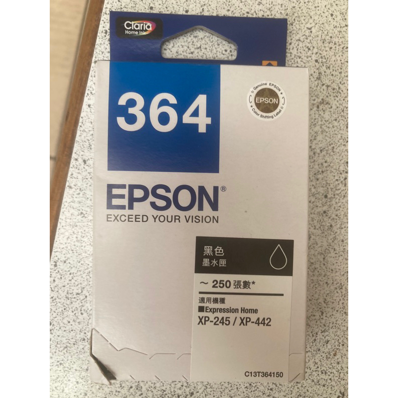 epson 364 適用 xp-245 / xp-442 黑色墨水匣