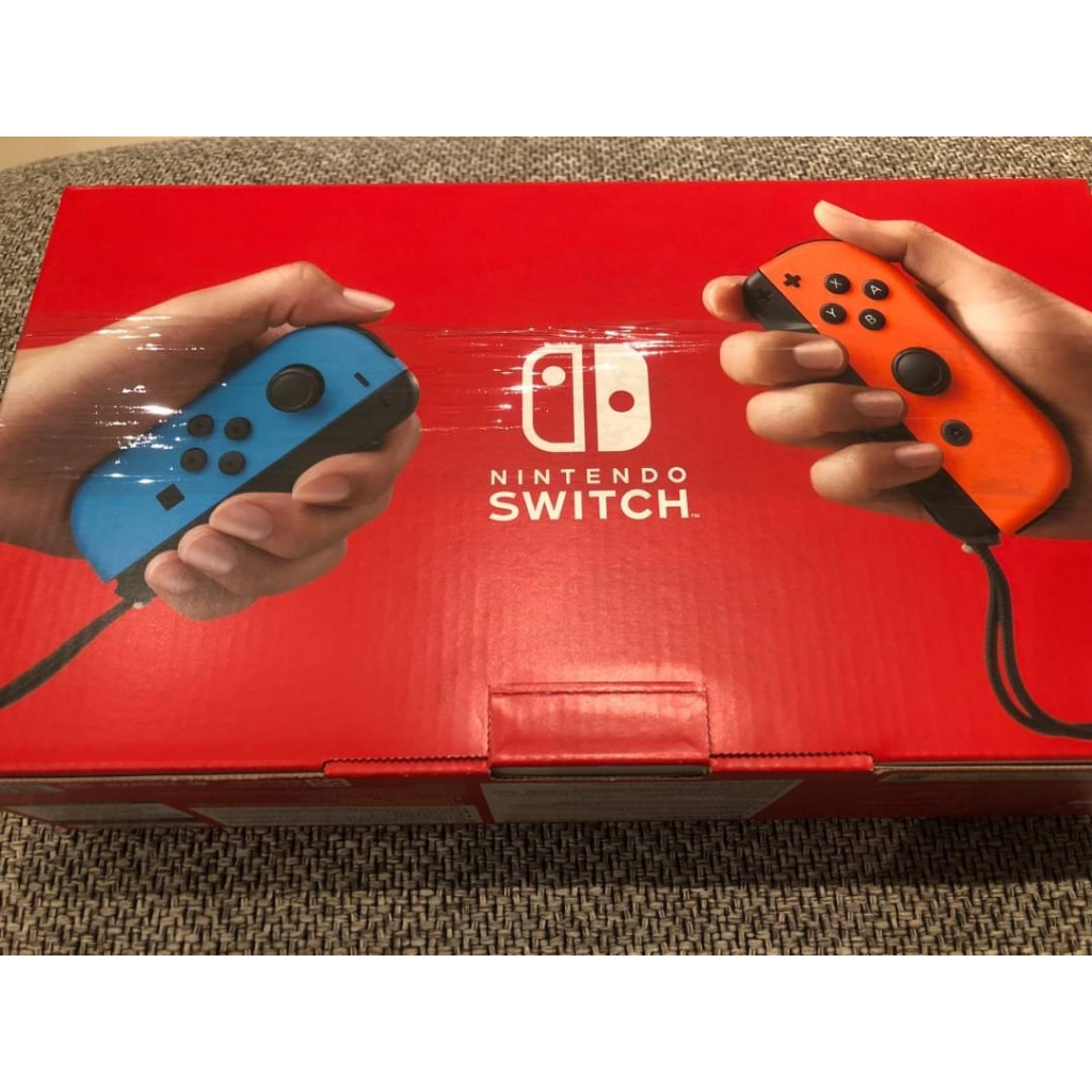 】任天堂 NS Switch 紅藍主機 電力加強版 台灣公司貨+贈送遊戲片 免運費