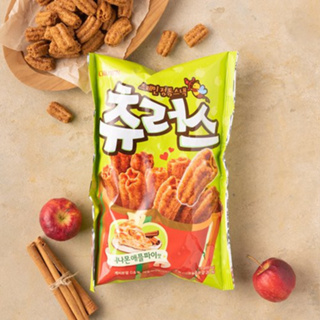 【現貨+預購】韓國Crown皇冠吉拿棒餅乾-原味/肉桂蘋果派口味 츄러스