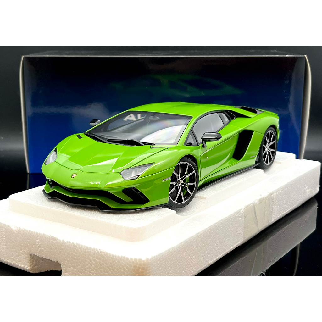 出清特價 Autoart 1/18 Lamborghini Aventador S 綠 79133 MASH