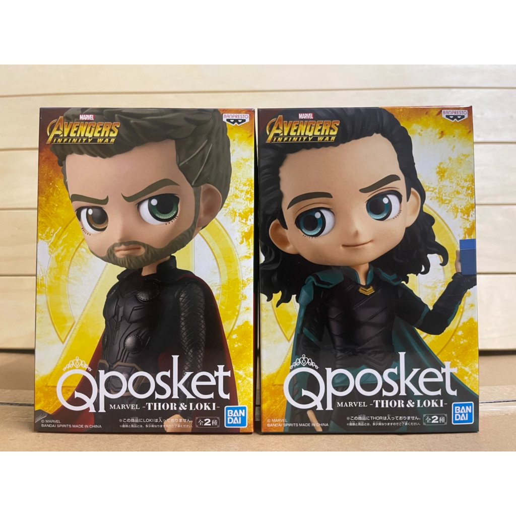 BANDAI 景品 日版 Q POSKET QPOSKET MARVEL 漫威 索爾 洛基