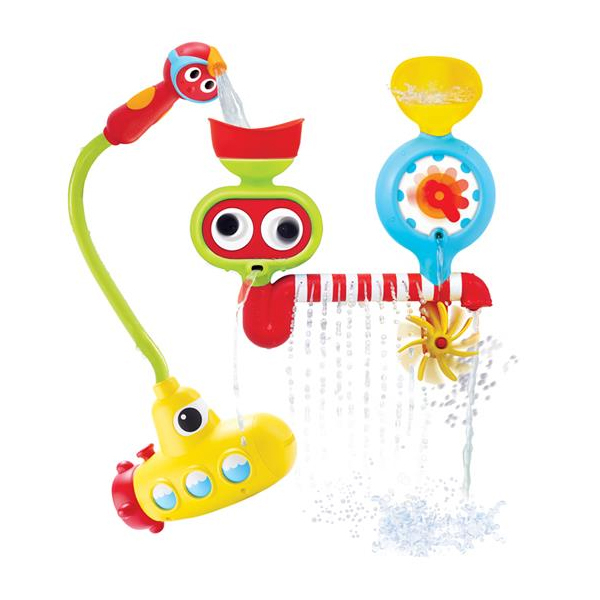 以色列 Yookidoo 戲水玩具-大眼瀑布蓮蓬頭套組|洗澡玩具【麗兒采家】