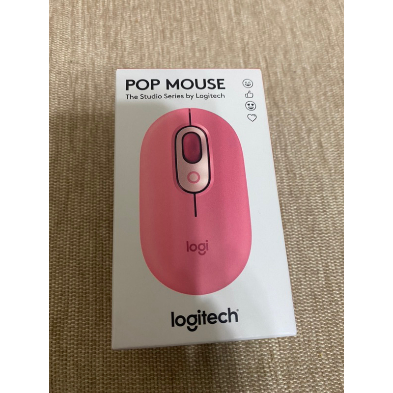 羅技滑鼠 pop mouse Logitech可愛滑鼠粉紅色