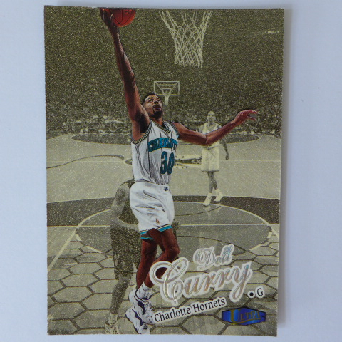 ~ Dell Curry ~NBA球星/戴爾·柯瑞/柯瑞老爸 1997年Ultra.NBA金版特殊卡