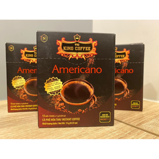 【現貨】越南咖啡 - King coffee - 美式即溶咖啡 (盒裝) 1盒15 包