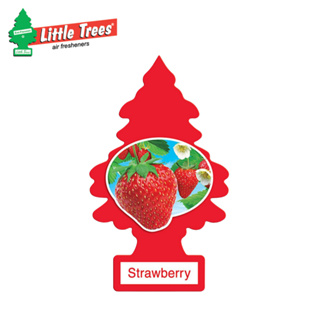 【Little Trees】美國原裝進口小樹芳香片-草莓 (1片裝) 香氛片 車內香氛 | 金弘笙