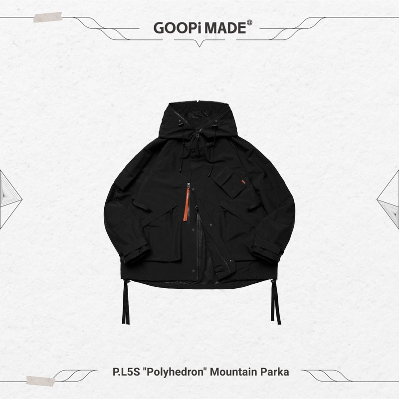 Goopi P.L5S “Polyhedron” Mountain Parka - Shadow