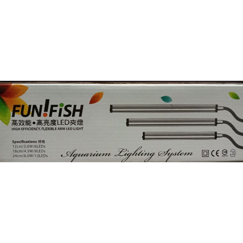 清倉 FUNFISH 養魚趣高效能高亮度LED夾燈