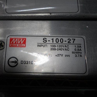 明緯MW電源供應器S-100-12 S-100-15 S-100-27 K.W.E S-100-24