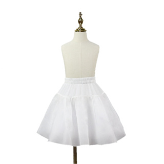 Baby童衣 白色蓬蓬內襯紗裙 洋裝必備蓬裙 花童禮服襯裙 88981