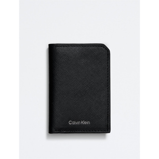 【現貨】美國代購 Calvin Klein CK 經典款 對折 迷你 短夾 皮夾 卡夾 卡包