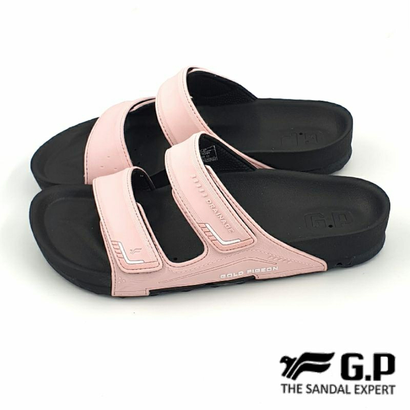 【米蘭鞋都】G.P 阿亮代言 (女) 防水 透氣 機能柏肯拖鞋 柔軟 速乾 G3753W 黑粉 另有黑色
