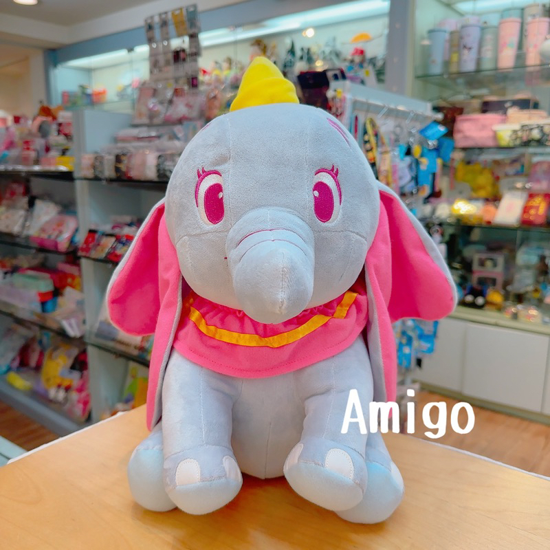 日本 迪士尼 SEGA 景品 小飛象 大象 娃娃 玩偶 絨毛娃娃 絨毛玩偶 坐姿娃娃 抱枕