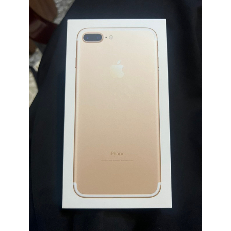 Apple iPhone 7 plus 黑色 粉色 128g 手機空盒 Iphone 原廠豆腐頭 含充電頭