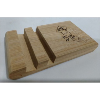 ❇️全新現貨❇️竹子材質木作桌上型手機架/立架/名片架/DM架